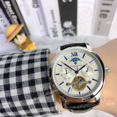 Copy Vacheron Constantin Grand Complication 44mm Men Watch White Dial